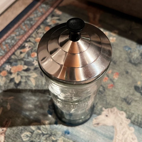 King Research Barbicide Disinfecting Barber Soaking Glass Container Jar Salon - Picture 2 of 3